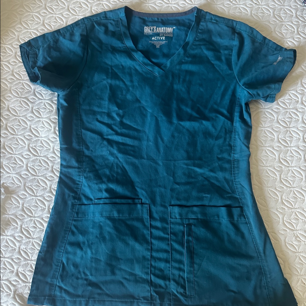 Teal Grey’s Anatomy scrub top
